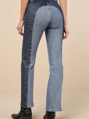 Levi's Wedgie Boot Two Tone Jeans - new with tags